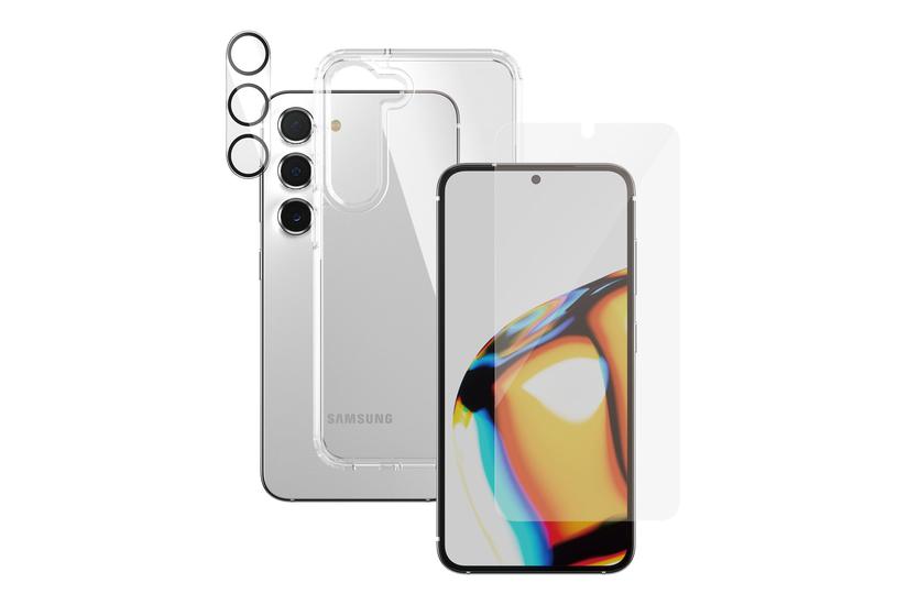 Panzerglass - 3-i-1 Beskyttelsespakke - Beskyttende Kasse Til Mobiltelefon