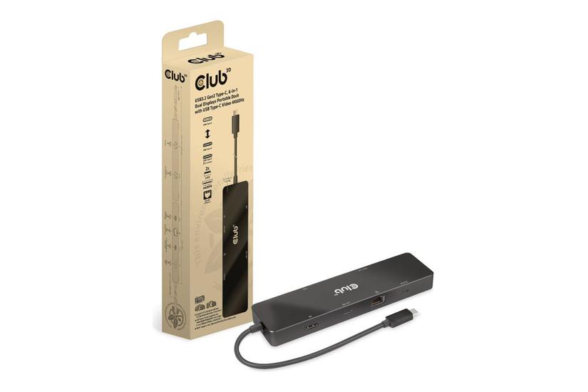 Club 3d - Dockingstation - Usb-c - Hdmi - 1gbe