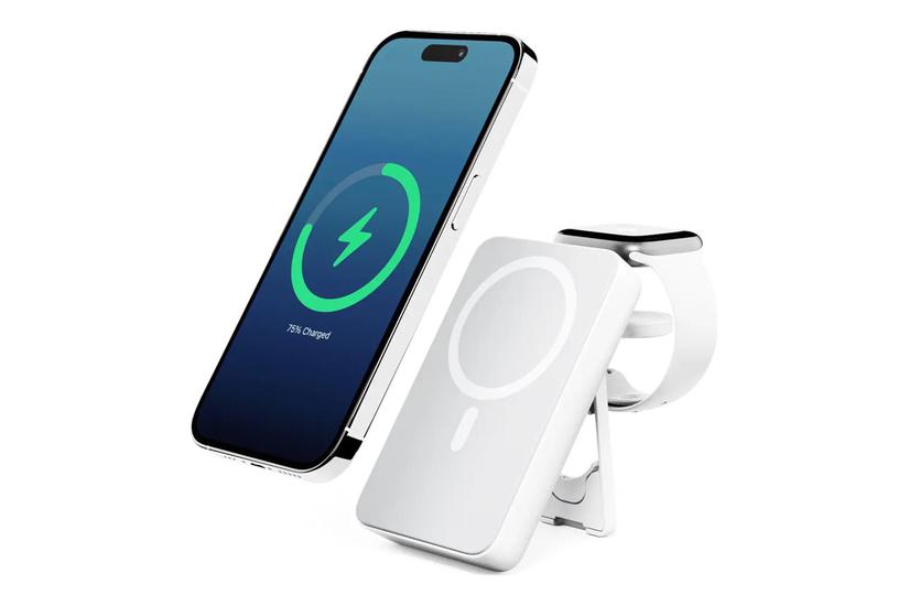 Alogic Lift 4-in-1 Trådløs Opladningsstander/strømbank - Magsafe-kompatibel - 24 Pin Usb-c, Usb - 18 Watt