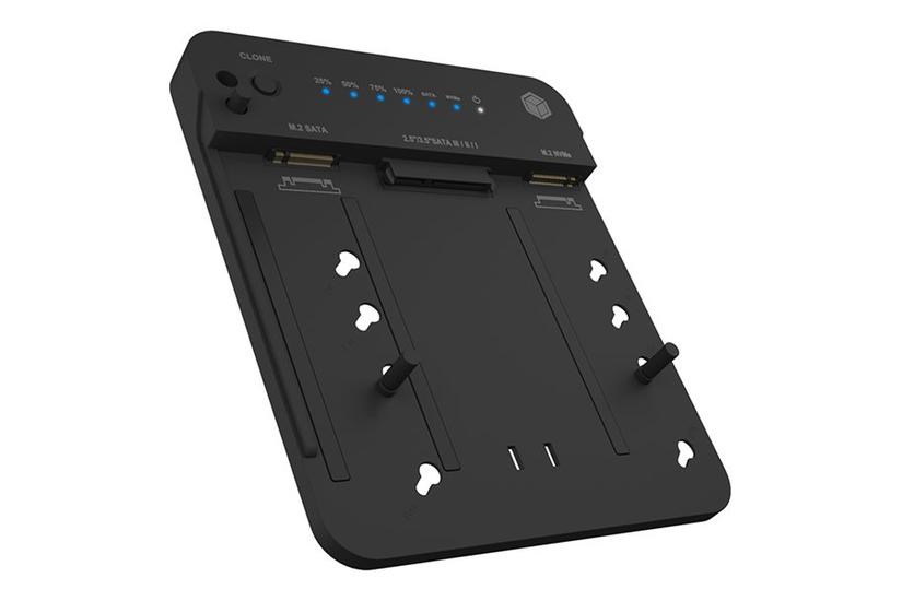 Icy Box - Hdd/ssd Dockingstation - Klonfunktion - M.2 Nvme Card / Sata 6gb/s - Usb 3.2 (gen 2)