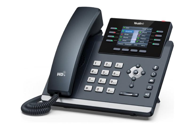 Yealink Sip-t44u - Voip-telefon Med Opkalds-id - 5-vejs Opkaldskapacitet