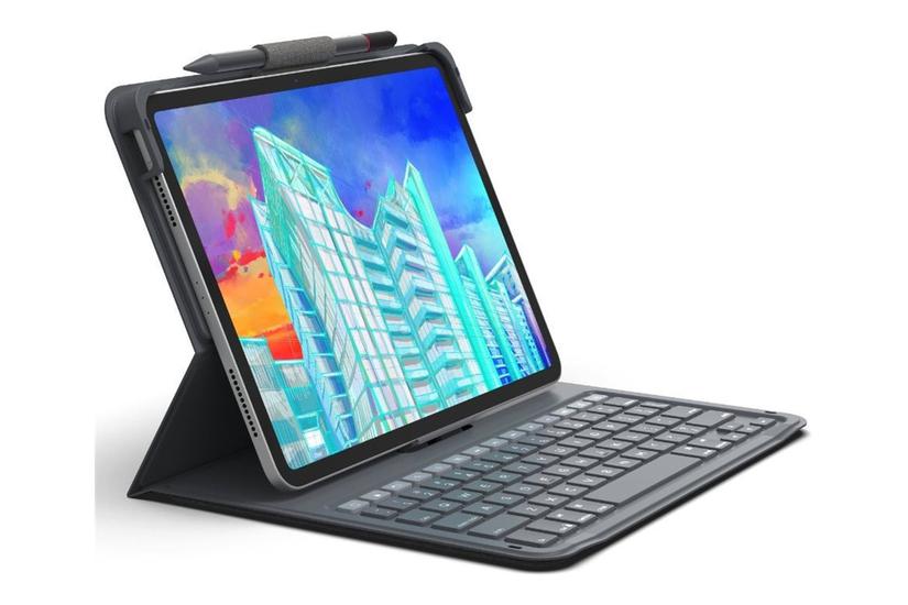 Zagg Messenger Folio 2 - Tastatur Og Folio-kasse (etui) - Transportabel - Qwerty - Nordisk - Brunsort Indgangsudstyr