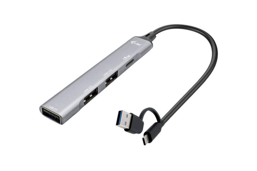 I-tec - Hub - Usb-c/usb-a, Metal - 4 Porte