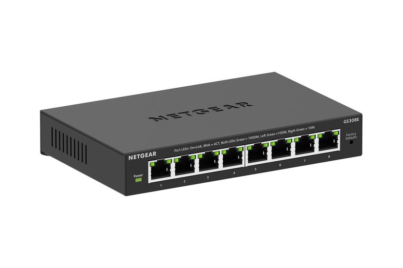 Netgear 300 Series Soho Plus Gs308e - Switch - 8 Porte - Smart