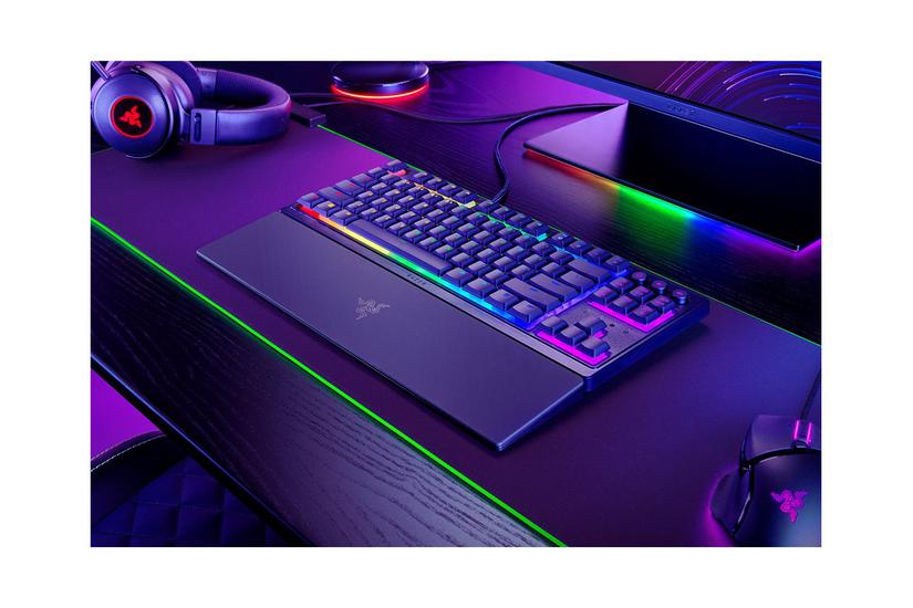 Razer Ornata V3 Tenkeyless - Tastatur - Lavprofil, Mecha-membran - Qwerty - Usa Indgangsudstyr