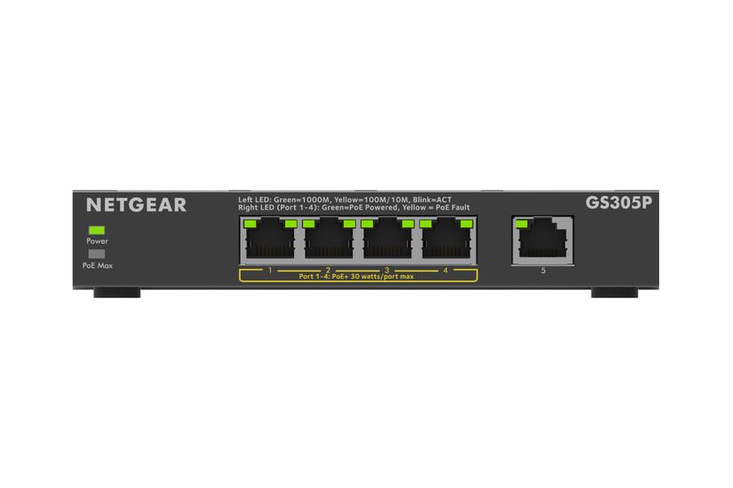 Netgear 300 Series Gs305p - Version 3 - Switch - Soho - 5 Porte - Ikke Administreret