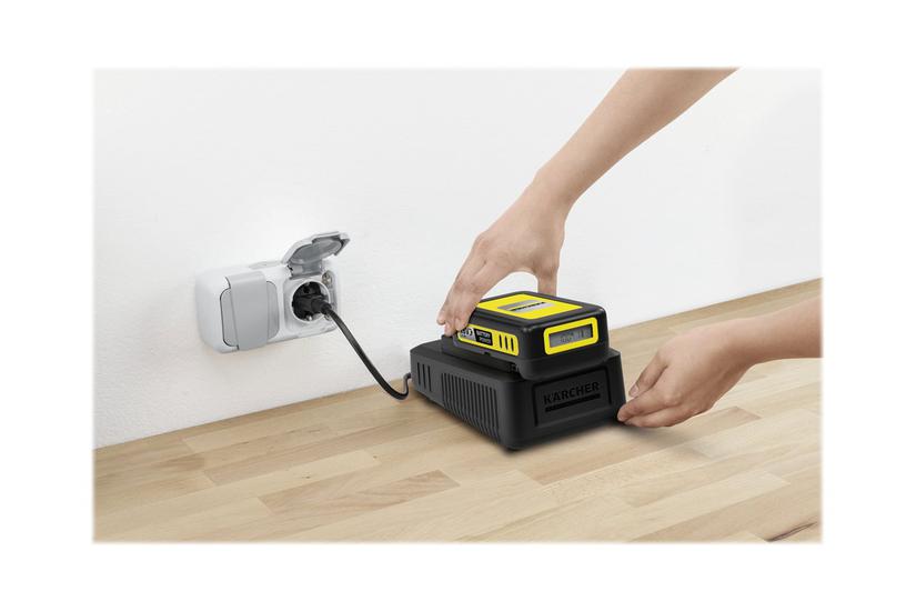 Kärcher Batterioplader - Med Batteri - Li-ion