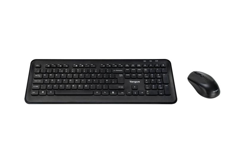 Targus - Sæt Med Mus Og Tastatur - Combo Full Size - Qwerty - Nordisk - Sort Indgangsudstyr