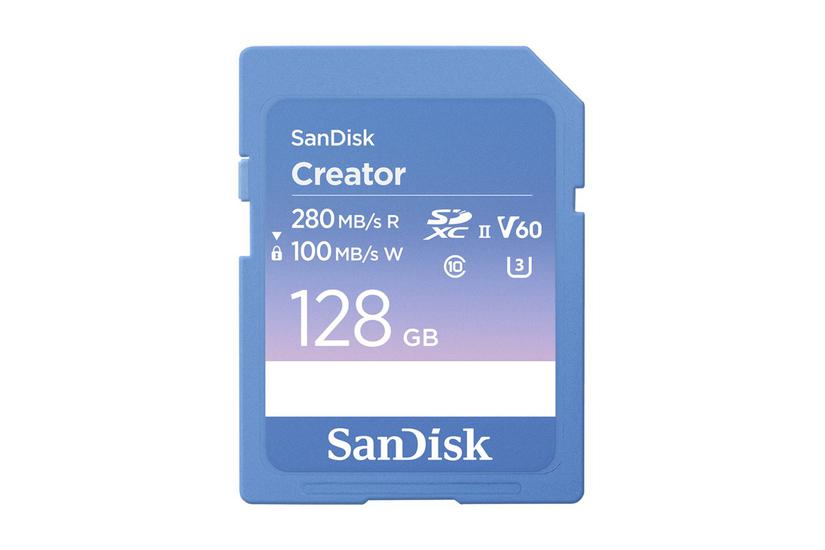 Sandisk Creator - Flashhukommelseskort - 128 Gb - Sdxc Uhs-ii