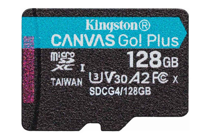 Kingston Canvas Go! Plus - Flashhukommelseskort - 128 Gb - Microsdxc Uhs-i