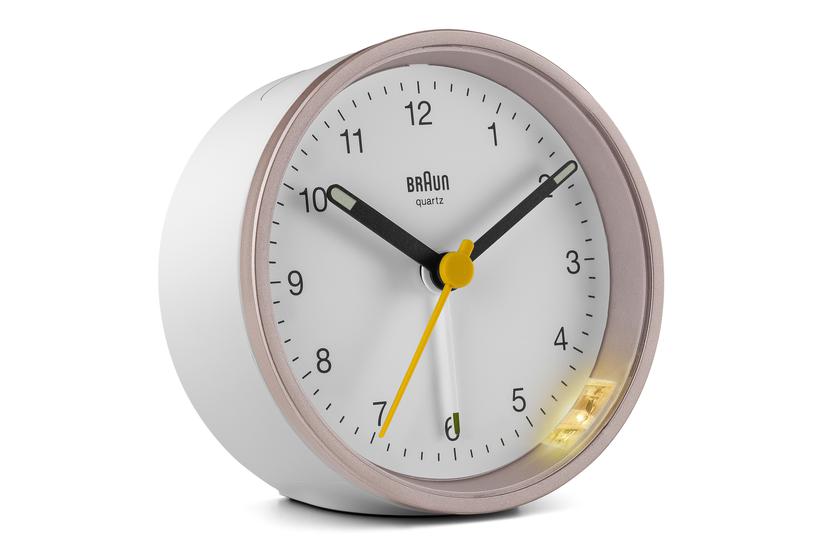 Braun Bc 12 Pw Quarzwecker Pink-weiß (67103)