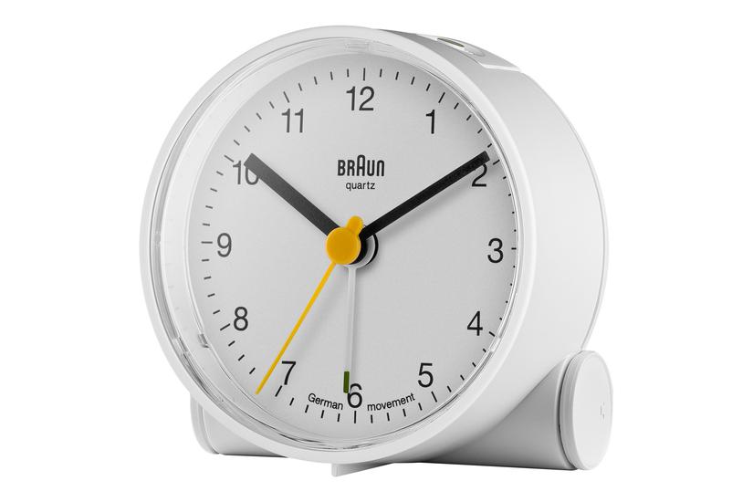 Braun Bnc001 - Alarmur - Rund - Kvarts - Desktop - Hvid