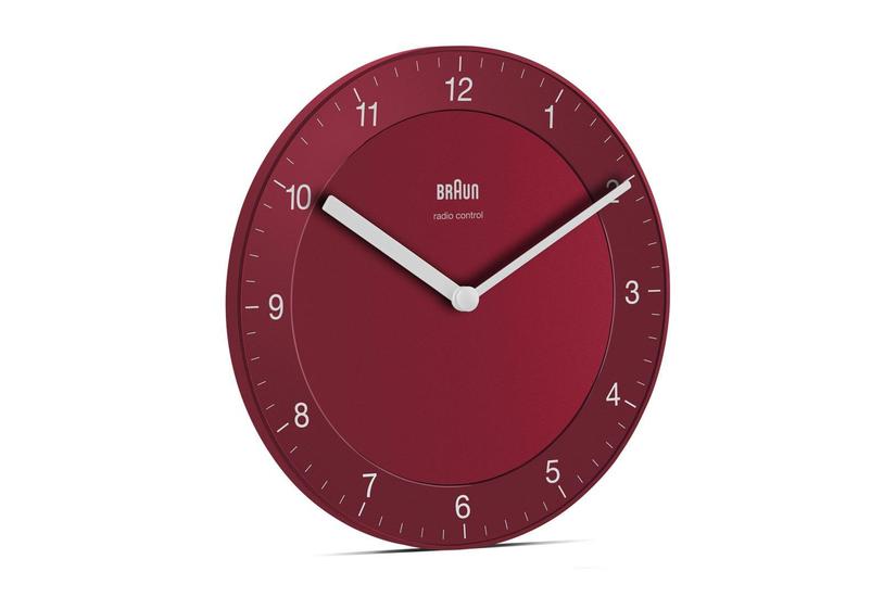 Braun Bc 06 R-dcf Funkwanduhr Rot