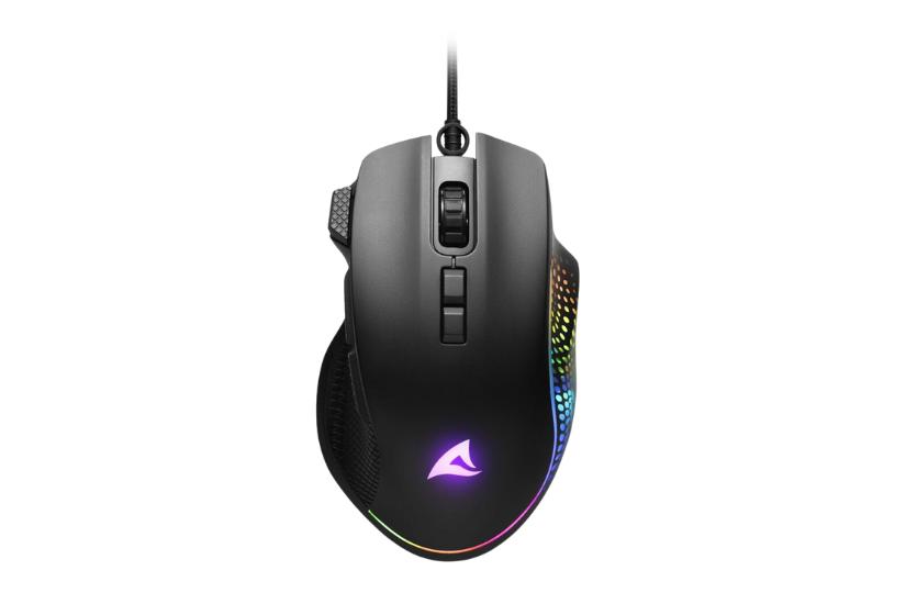 Sharkoon - Shark Force 3 - Mus - Sort - Rgb