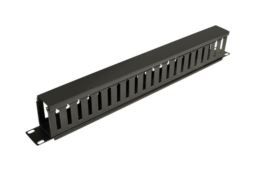 Eaton Tripp Lite Series Rack Enclosure Horizontal Cable Manager (finger Duct) 1urm - Stativkabeladministrationskanal Med Dække - 1u