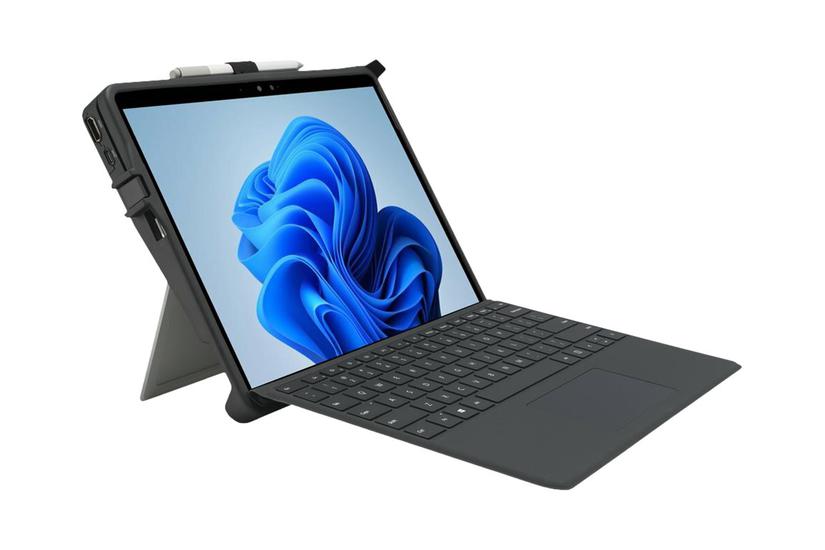 Kensington Blackbelt Rugged Case With Integrated Smart Card Reader (cac) & Hdmi For Surface Pro 9 With Intel - Bagsidecover Til Tablet