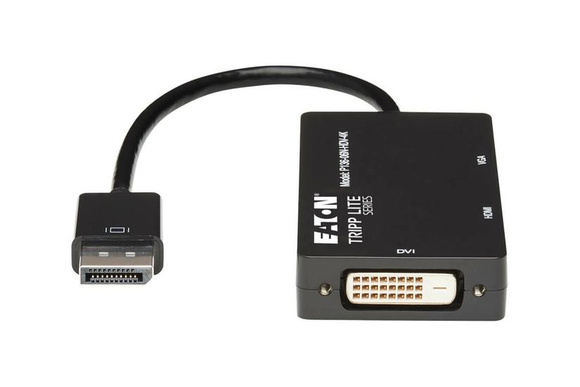 Eaton Tripp Lite Series Displayport To Vga / Dvi / Hdmi 4k X 2k @ 24/30hz Adapter Converter - Video Transformer