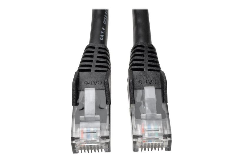 Eaton Tripp Lite Series Cat6 Gigabit Snagless Molded (utp) Ethernet Cable (rj45 M/m), Poe, Black, 3 Ft. (0.91 M) - Patchkabel - 91.4 Cm - Sort