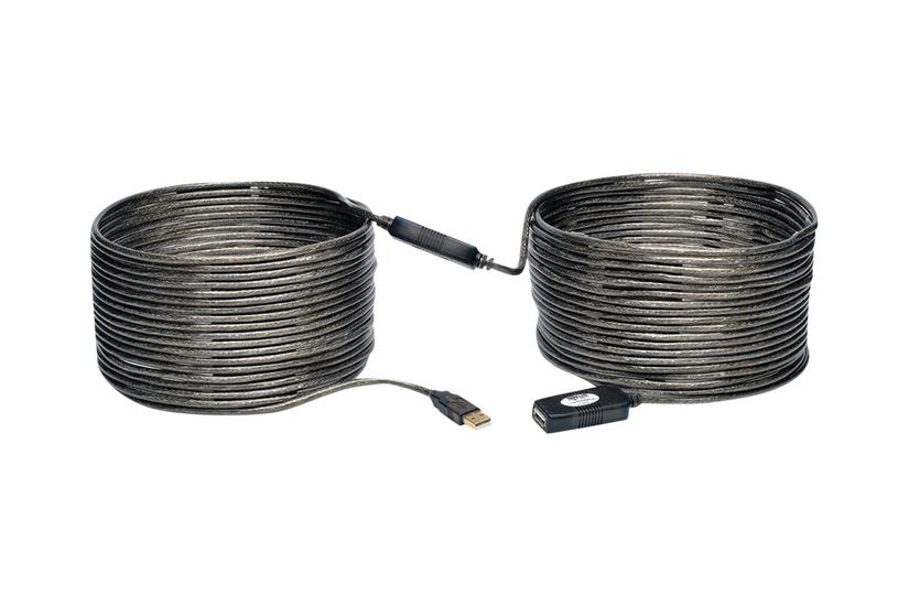Eaton Tripp Lite Series 20m Usb 2.0 Hi-speed Active Extension Repeater Cable Usb-a M/f 65' 65ft 20 Meter - Usb Forlængerkabel - Usb Til Usb - 20 M