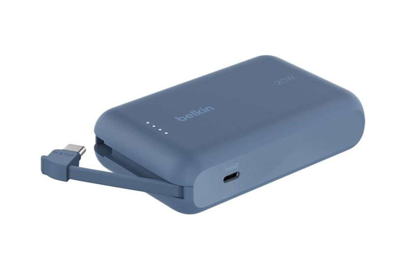 Belkin Boostcharge Powerbank - Med Integreret Kabel - 24 Pin Usb-c - 20 Watt