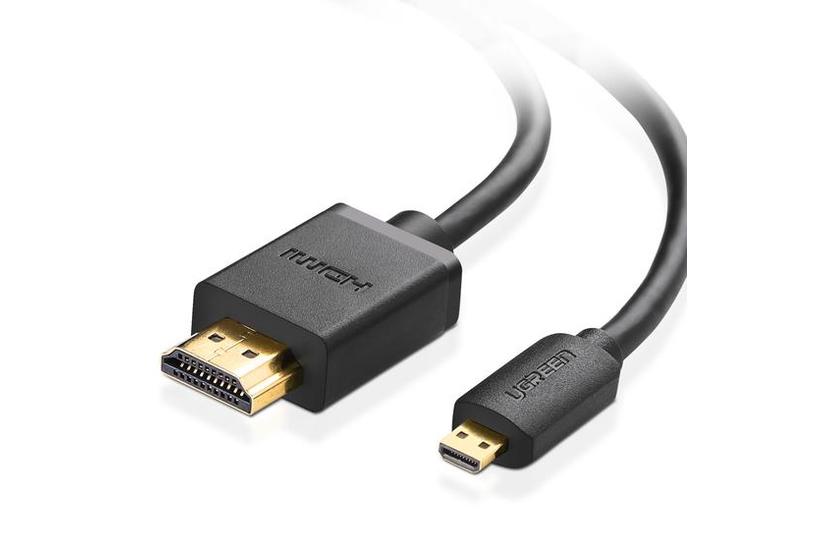 Ugreen 30104 Hdmi-kabel 3 M Hdmi Type D (micro) Hdmi Type A (standard) Sort