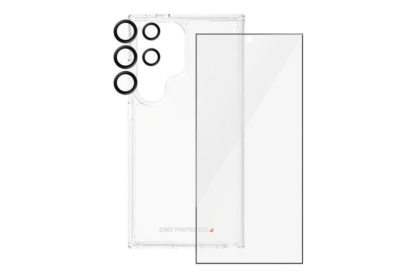 Panzerglass - 3-i-1 Beskyttelsespakke - Bagsidecover Til Mobiltelefon