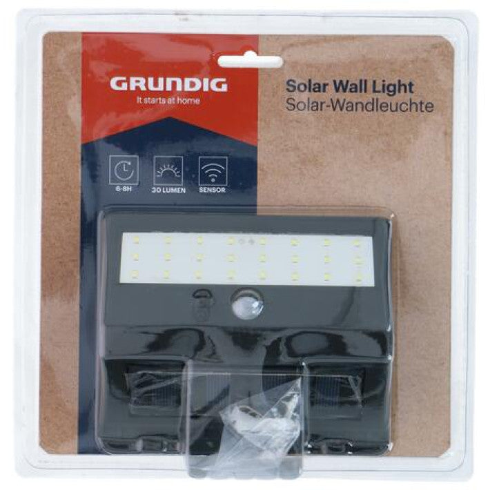 Grundig Solcelle Væglampe Til Udendørsbrug  Energibesparende Og Automatisk Tænd/sluk