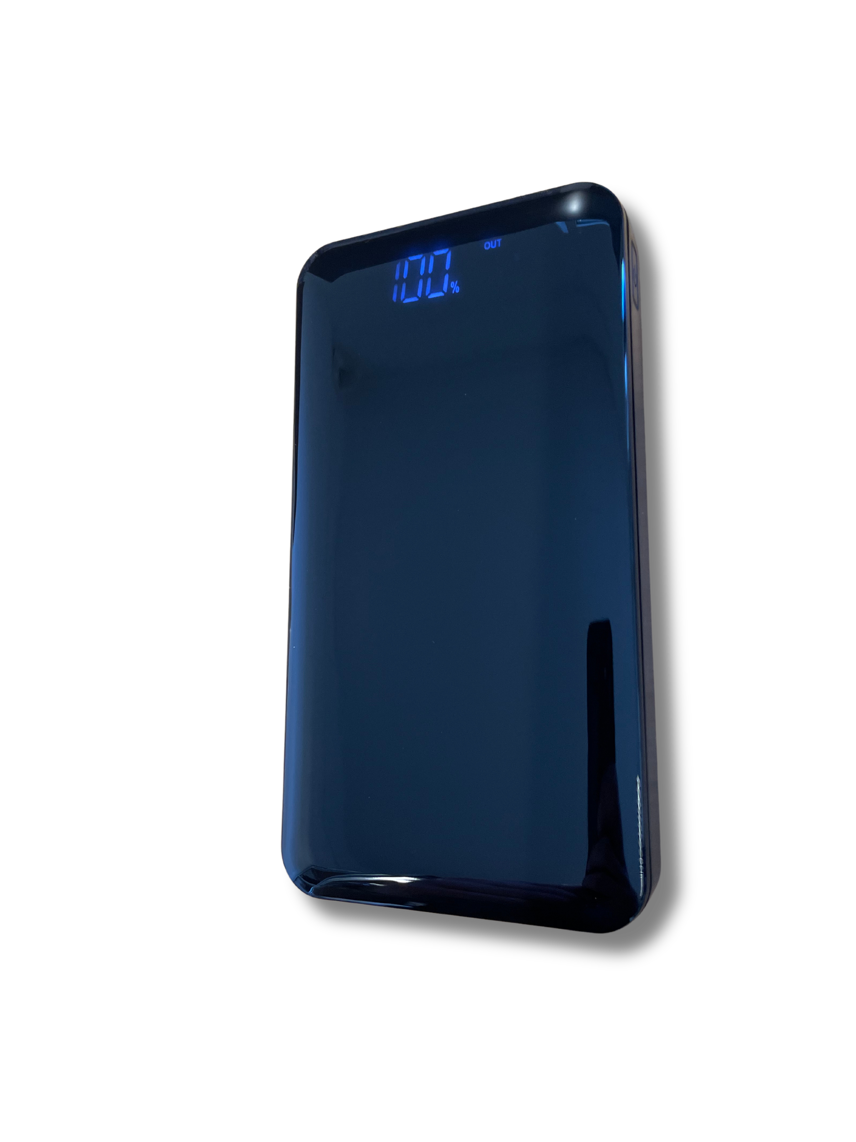 Powerbank 20000 Mah Med Hurtigopladning Og Indbygget Skærm - Sort