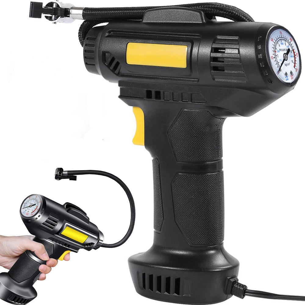 12v Bilkompressor   Praktisk Og Effektiv Til Bilen Og Friluftslivet