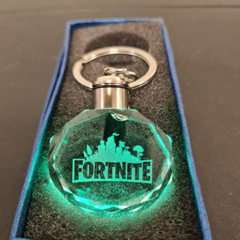 Fortnite Krystal Nøglering Med Lys