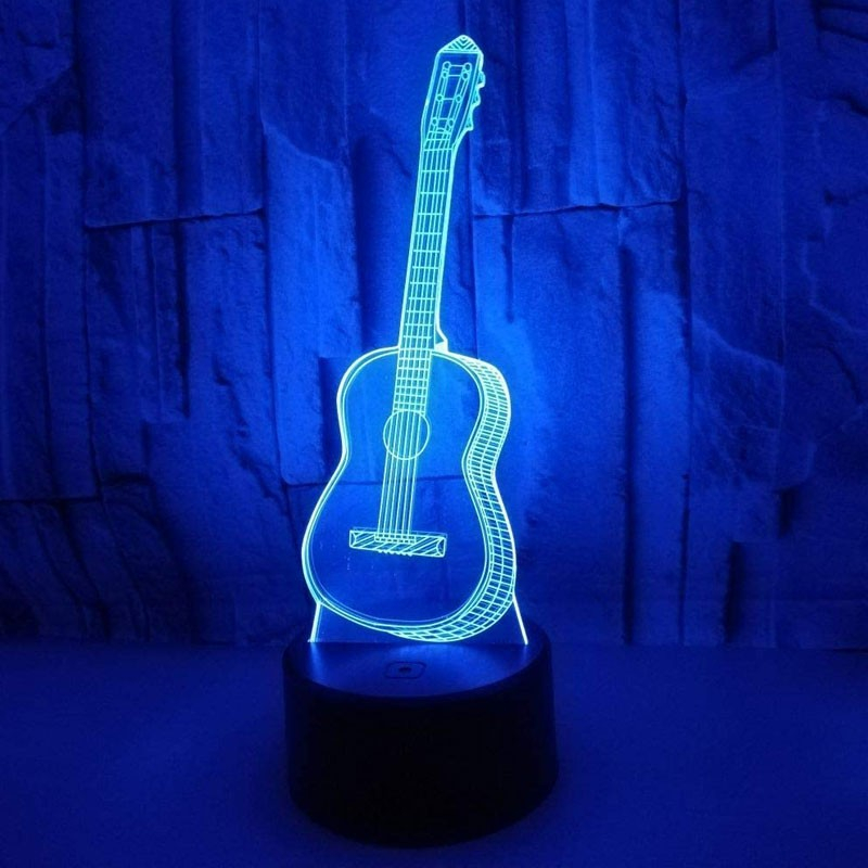 3d Guitar Lampe