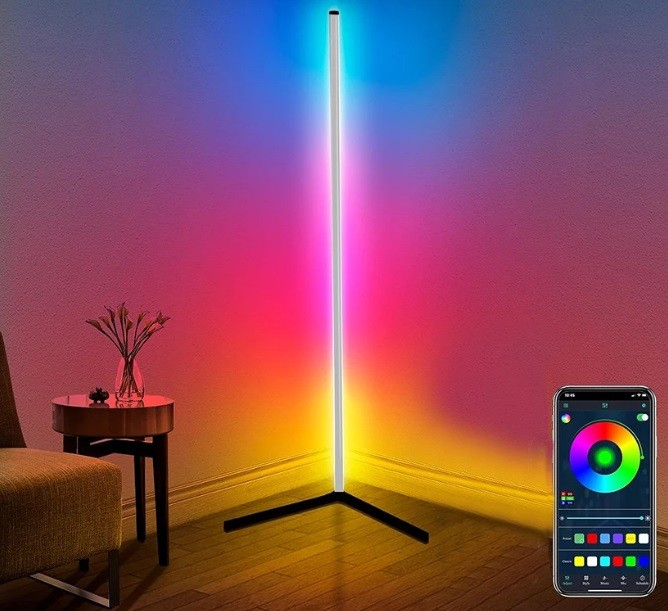 Led Rgb Gulvlampe Med App Styring