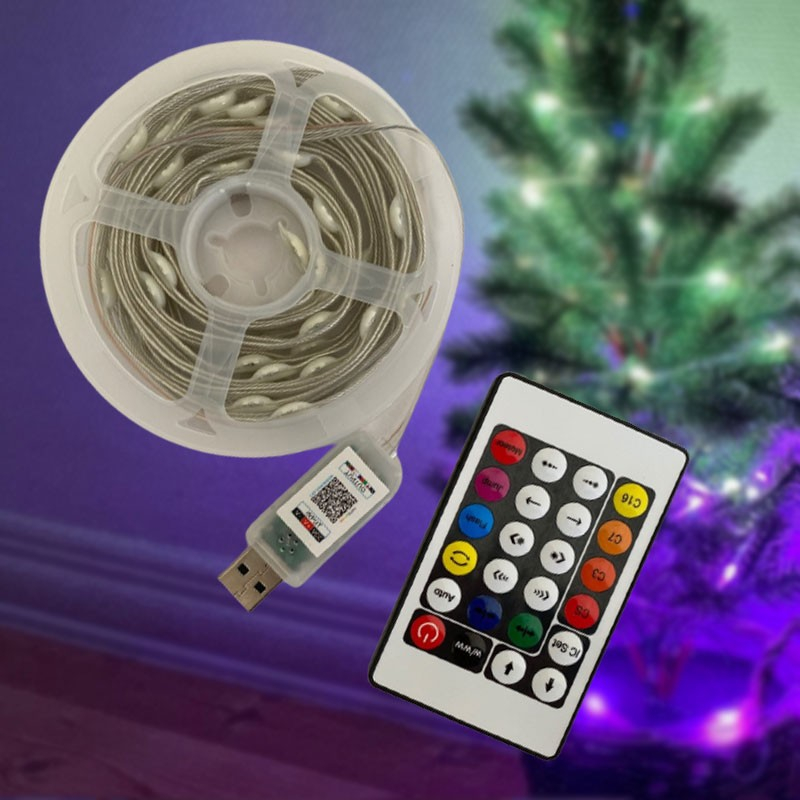 Lyskæde Med Flere Funktioner - 50 Led - 5m