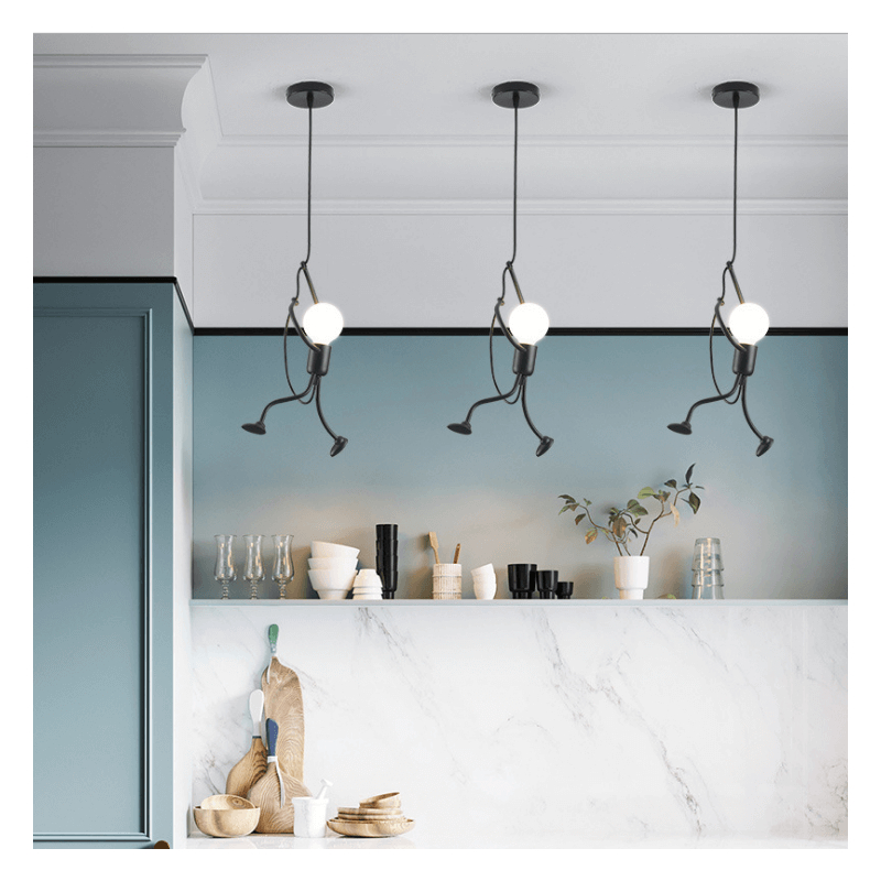 Mr.  Lamp  Loftlampe   -   Den  Klatrende  Mand