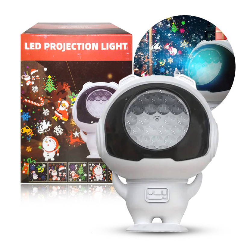 Astronaut Projektor Med Julemotiver