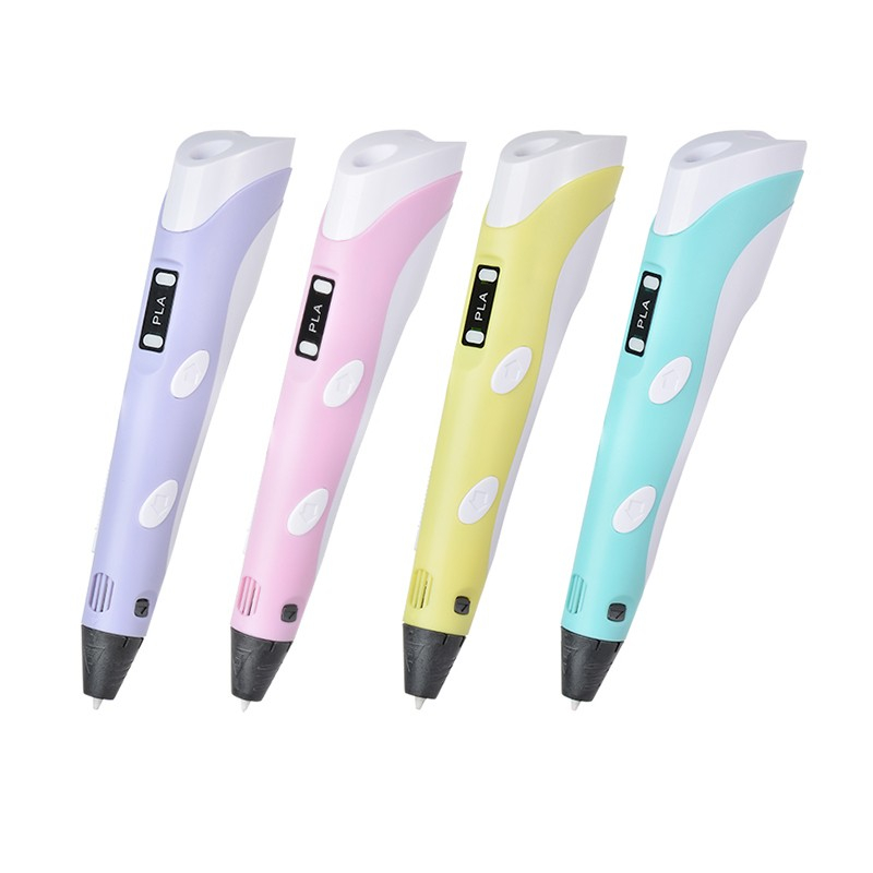 3d Printer Pen I Flere Forskellige Farver - Blå