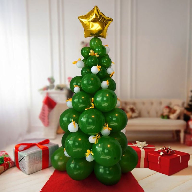 Ballon Juletræ Diy