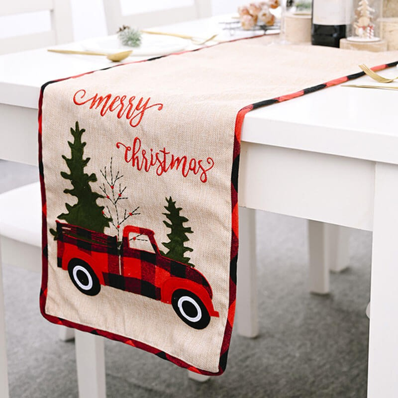 Bordløber Til Julebordet  -  Merry Christmas