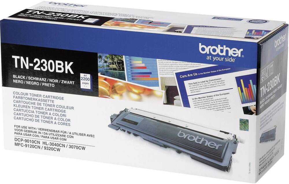 Brother Tn230bk Sort Lasertoner Original