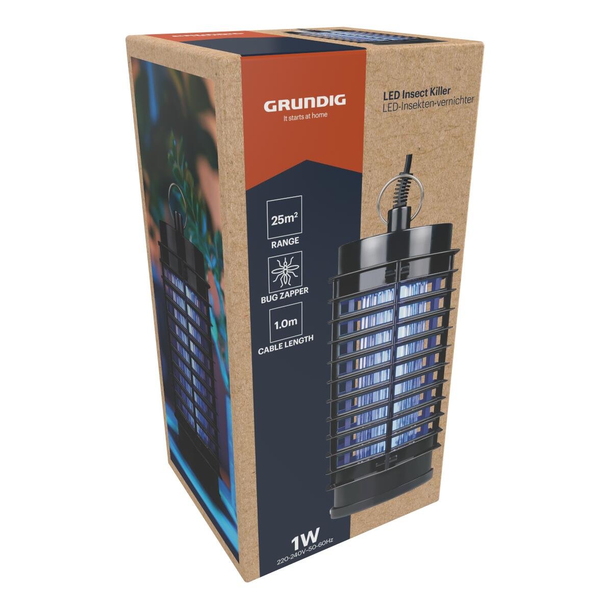 Grundig Myggedræber Med Uv-lys  Til Hjem, Kontor Og Camping