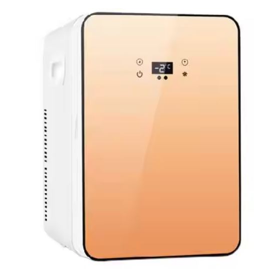 15l Mini Køleskab  Fås I Guld Og Sølv Farve, Kompakt & Stilfuldt