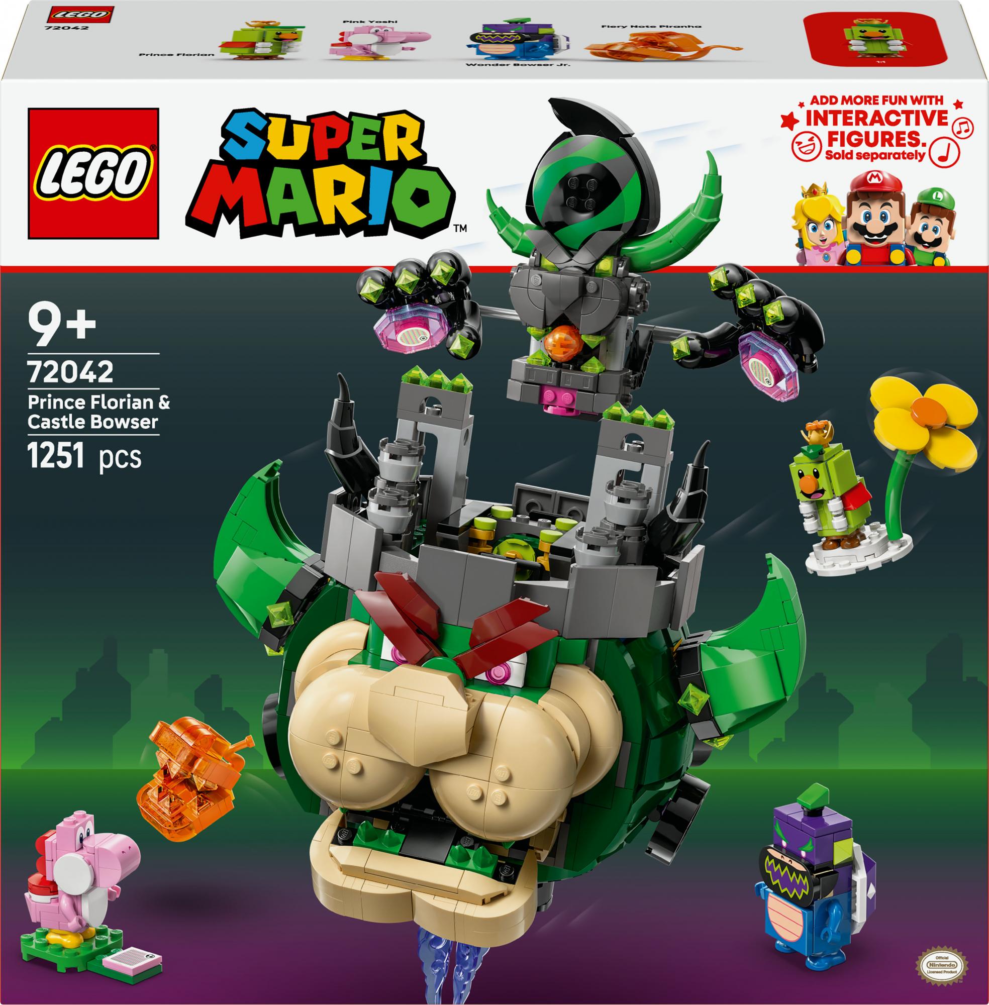 Lego Super Mario  -  Prins Florian & Bowser Slot - Geekd.dk
