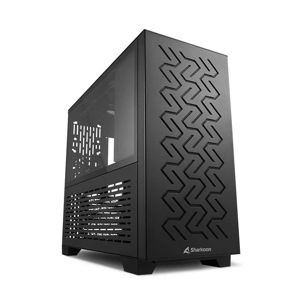 Sharkoon Ms-z1000, Gaming Tower Case (black, Tempered Glass Side Panel) Kabinet - Geekd.dk
