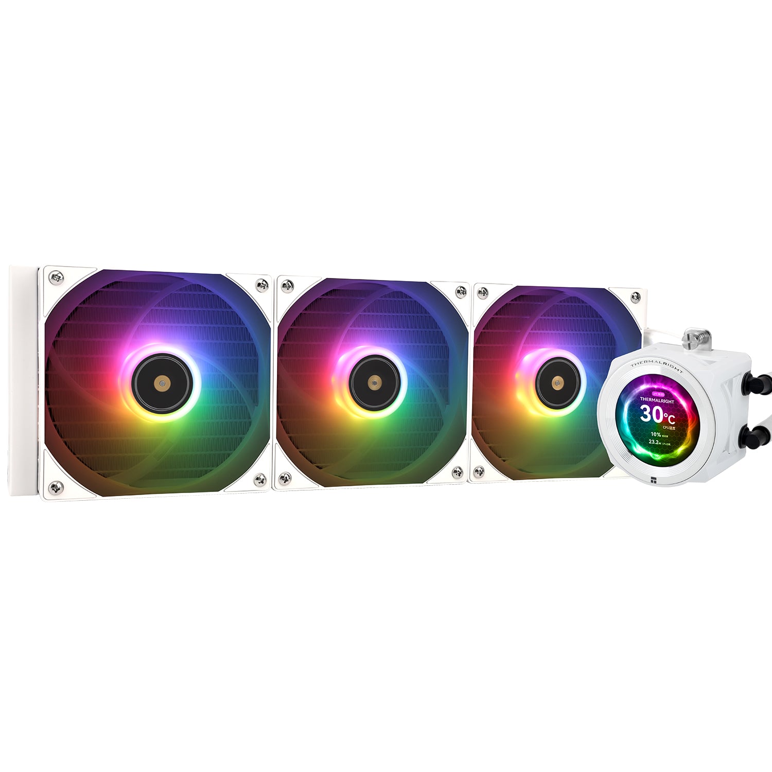 Thermalright Core Vision 360, Hvid, Argb Vandkøling - Geekd.dk