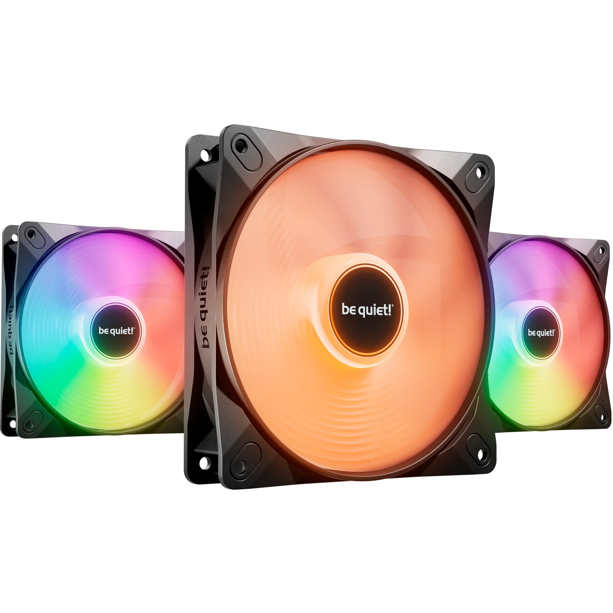 Be Quiet! Light Wings Lx Pwm High-speed 120 Mm Triple Pack, Case Fan (black, Pack Of 3) Kabinet Blæser - Geekd.dk
