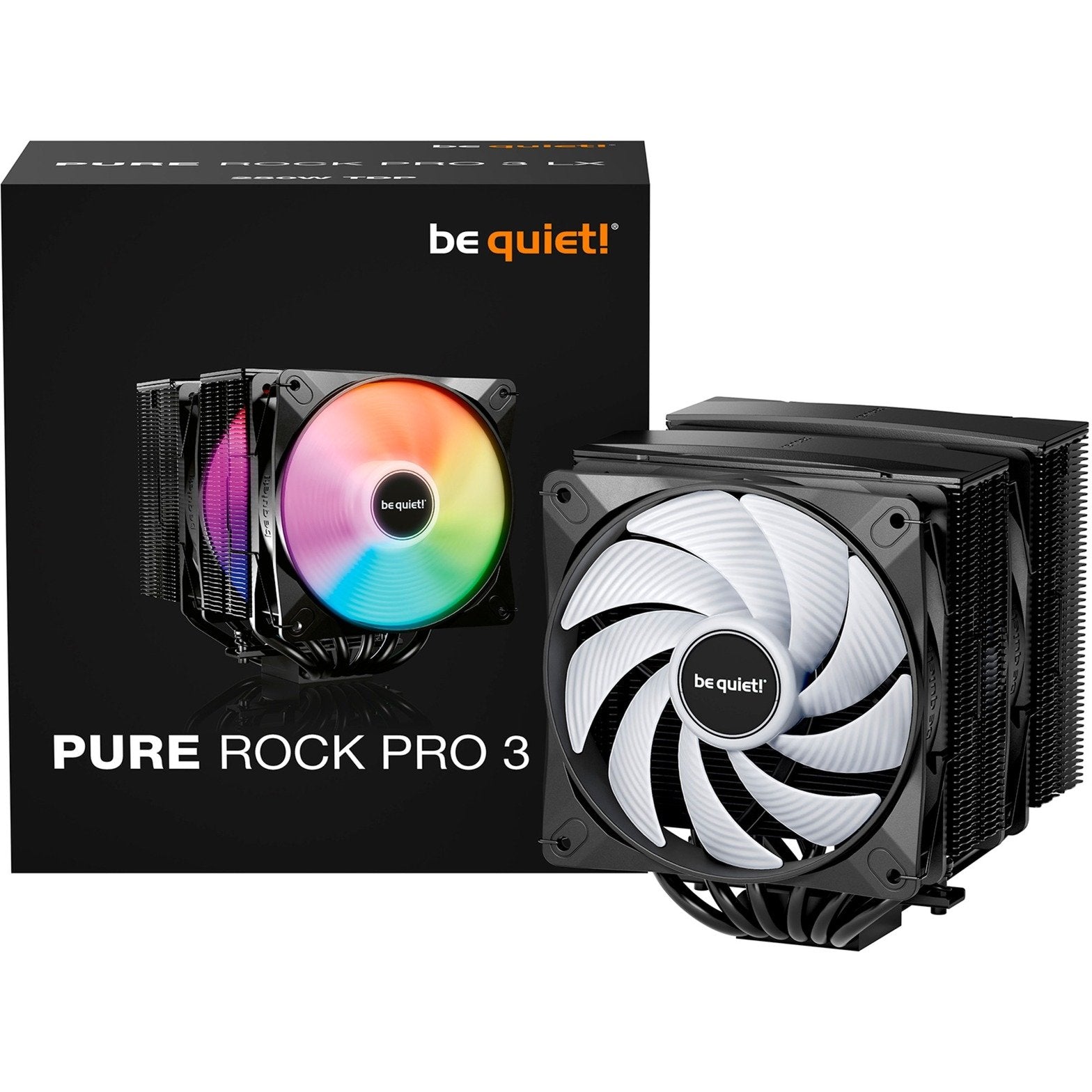 Be Quiet Pure Rock Pro 3 Lx Black (black, 120 Mm) Cpu Køler - Geekd.dk