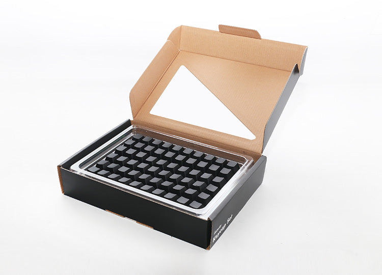 Ducky Blank - 132 Keycap Set - Cherry Profile - Sort Keycaps - Geekd.dk