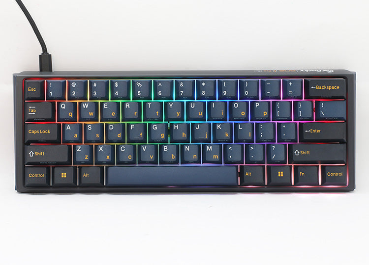 Ducky One 3 Pro - Nazca Line - Mini 60% - Blue - Rgb Tastatur - Geekd.dk