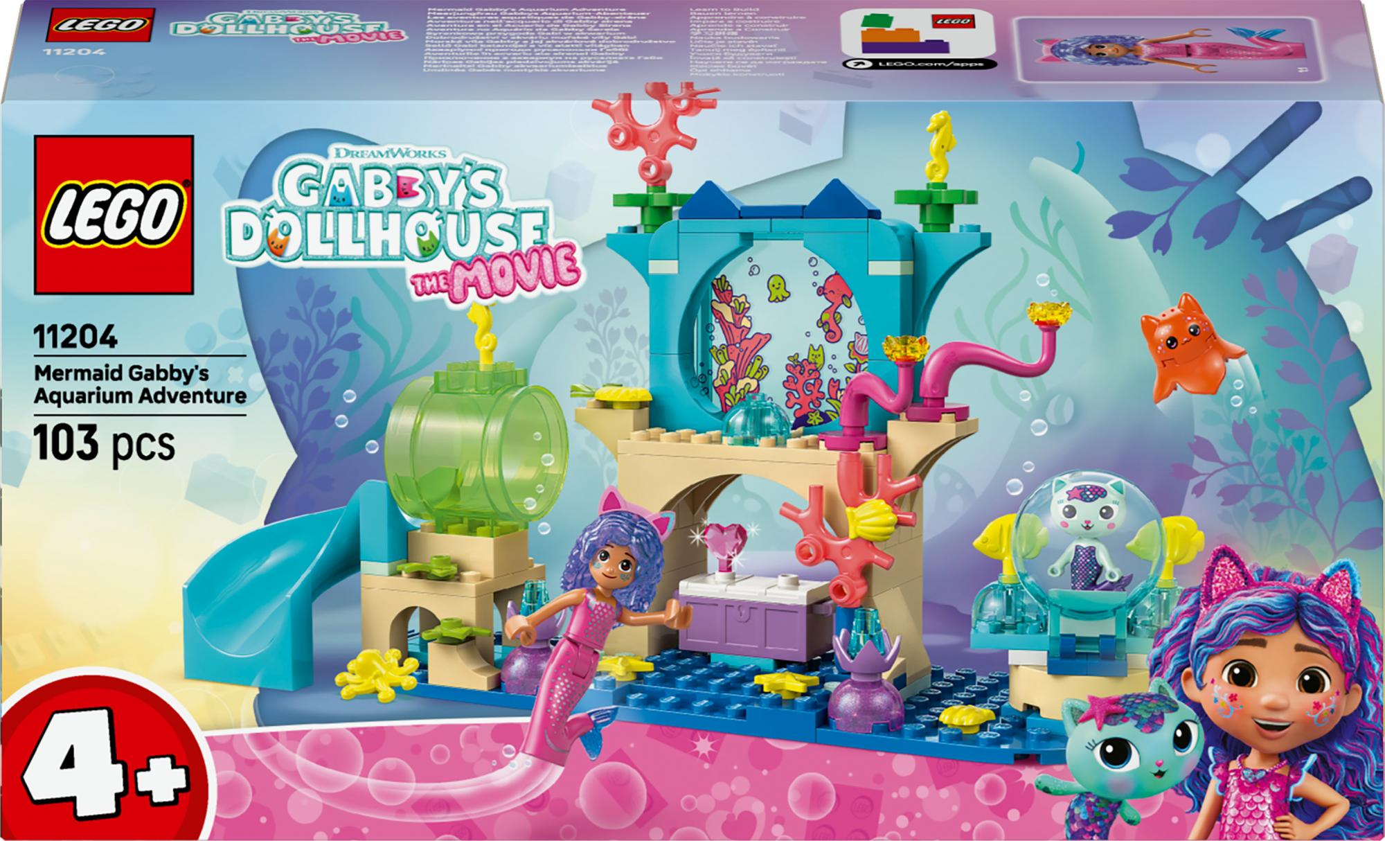 Lego - Gabby's Dollhouse - Mermaid Gabby's Aquarium Adventure (11204) - Geekd.dk