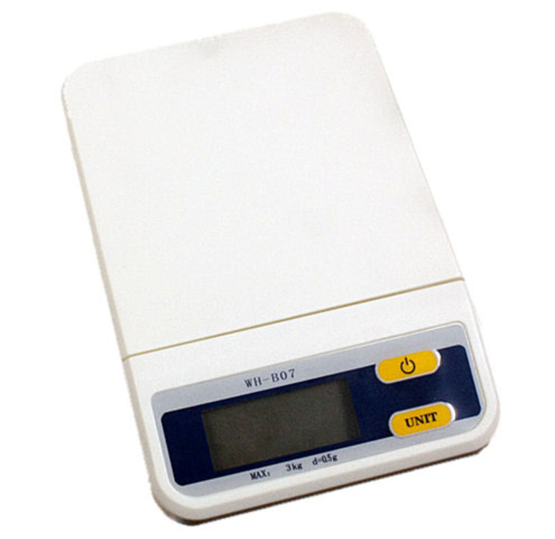 3kg/0.5g Universalvægt.